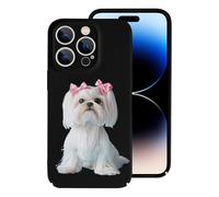 Long Haired Shih Tzu Printed Phone Case Slim Hard Cellphone Protective Cover Unisex Compatible with iPhone 14/14 Plus/14 Pro/14 Pro Max