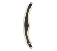 WALDHAUSEN Moon Long Strap with Teddy Fur, Black/Natural, 135 cm