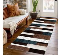 Long Hallway Rug 80 x 160 cm NonSlip Runner Carpet Washable Kitchen Rug Modern Area Rug Soft Entryway Carpet for Hall Kitchen Bedroom Living Room