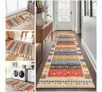 Long Hallway Runner Rug Kitchen Rugs 100 x 140 cm Non Slip Washable Low Pile Hall Runner Carpet Runner Rugs for Hallway Heavy Duty Entrance Mat Absorbent Runner Mat for Hallway Kitchen Living Room