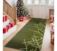 Long Hallway Runner Rug Kitchen Rugs Non Slip Washable 100 x 180cm Hall Runner Carpet Runner Rugs for Hallway Heavy Duty Entrance Mat Absorbent Runner Mat for Hallway Kitchen Living Room Green