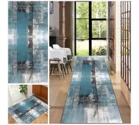 Long Hallway Runner Rug Washable NonSlip Modern Kitchen Mat 100 x 240 cm Entryway Carpet Stylish Area Rug for Hall Doorway & Kitchen Use
