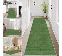 Long Hallway Runner Rugs Non Slip 50 x 300 cm Green Washable Carpet Runner for Kitchen Rug Mat Heavy-Duty Absorbent Area Rugs Narrow Rugs Hallway Hall Runners Carpet Floor Mat for Entryway Bedroom