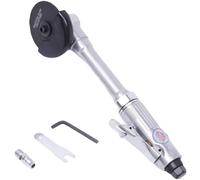 Long Handle Air Angle Grinder, 3 Inch 75mm Pneumatic Cut Off Tool, 1/4" Air Cutting Machine with Adjustable Speed, 360° Rear Exhaust Rotation, Cutter Grinding Tool with 180° Metal Shield