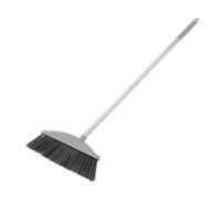 Long Handle Angle Broom for Floor Cleaning, Stainless Steel Home | Indoor Soft Bristle Sweeping Brush, Ergonomic PET Handle, 45° Angled Head for Indoor and Outdoor Use
