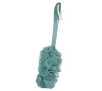 Long Handle Back Scrubber for Shower, Double Sided Bath Brush with Soft Mesh Sponge, Exfoliating Shower Body Scrubber，Green