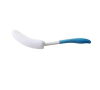 Long Handle Bath Brush 39cm Body Brush Easy Reach Curved Handle Non-Slip Elderly Pregnant