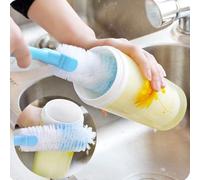 Long Handle Bottle Brush Cleaner Cups Scrubber Cleaning Washing Brushes for Glassware, Cups and Mugs,Bottle Brush for Cleaning, Color Blue 1 PCS UK