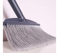 Long Handle Broom and Dustpan, Set for Home,Lobby, Shop, Garage,Schools,Church