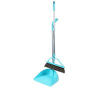 Long Handle Broom and Dustpan, Set for Home,Lobby, Shop, Garage,Schools,Church