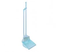 Long Handle Dustpan and Brush 2 Piece Set for Sweeping Cleaning 4 Colours Re-usable Plastic