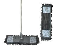 Long Handle Floor Mop - Absorbent Wet Dry Cleaner, Adjustable Angle Tool | Extendable Extension Pole Swivel Brush, Ceiling Dust Wall Washer For A