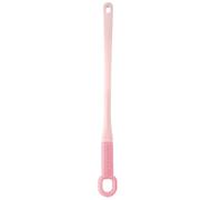 Long Handle Foot & Toe Cleaning Brush, Soft Silicone Tips Foot Scrubber, No Bending for Older Users & Those with Reduced Mobility, Deep Cleansing (A, 3.6cm)