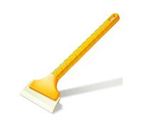 Long handle ice scraper yellow car windshield scraper 12.6 inch long defrost scraper defroster