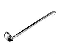 Long Handle Ladle Crafted from Stainless Steel for Safe Serving of Soups and Sauces Easy to Clean (C)