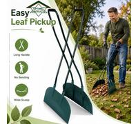 Long Handle Leaf Grabber Garden Debris Rake Scoops