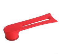 Long Handle Lid Accessory with Stand Function for Efficient Kitchen Storage Compatible with Common Lid Hole Sizes Thermoset Plastic Build (Red)