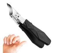 Long Handle Nail Clippers - Ergonomic Angled Edge Clipper Tool, Stainless Steel Nail Clippers Tool, Comfortable Grip with Extended Reach Holder