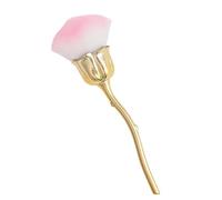 Long Handle Nails Art Brushes Designed For Removing And Powder Rose Shape Soft Bristles Brush For Salon And HOme Cleaner Brush