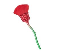 Long Handle Nails Art Brushes Designed For Removing And Powder Rose Shape Soft Bristles Brush For Salon And HOme Art Supplies