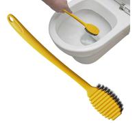 Long Handle Scrubber - Multifunctional Toilet Bathroom Cleaning Brush - Ergonomic Brush with Hanger Hole for Toilet, Tile Wall, Sinks, Bathtub, Washbasin, Floor