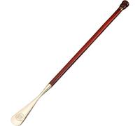 Long Handle Shoe Horn,solid timber Pure Brass Shoe Horn,portable Shoe Horn Without Bending Over,for TheOffice Workers shoe trees(35cm)