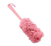 Long Handle Shower Mesh Bath Bubble Ball Loofah Body Exfoliating Brush Scrub Back Bathroom Supplies for Bath(Color 3)