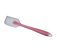 Long Handle Silicone Spatula Heat-Resist Cake Decorating Scraper Rose Red
