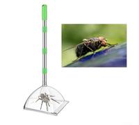 Long Handle Spider and Catcher, 82cm Adjustable Contactless Humane Trap with Transparent Observation Box for Safe Capture & Release, Stain
