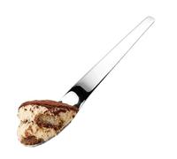 Long-Handle Stainless Steel Dessert Spoon, Deep-Bowl Coffee Spoon | 7.6 x 1.1 in Ergonomic Polished Spoon with Deepened Bowl and Extended Handle, Sturdy Rust-Resistant Cutlery for Ice Cream