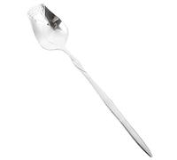 Long Handle Teaspoon Stainless Steel-Rose Mixing Spoon Unusual Teaspoons Dessert Salad Coffee Spoons New Year Gift Long Coffee Spoons