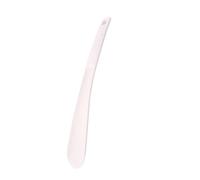 Long Handled 30cm Long Shoe Horn,Three-dimensional Carved Shoe-wearing Aid,for The Elderly Office Workers(White)