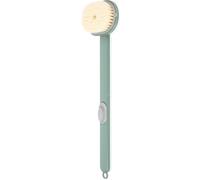 Long Handled Bath Brush PP Body Scrubber for Daily Use | Green, Hole Handle Design, Fine Workmanship, Clean and Wash Body