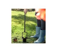 Long-Handled Bulb Planter Living and Home Black One Size