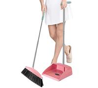 Long Handled Dustpan and Brush Set, Long Handle Dustpan Brush Set Broom and Dustpan Set Dust Table Combination Housekeeping Products and Accessories for -ce Kitchen