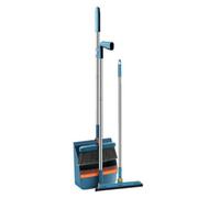 Long Handled Dustpan And Brush Set Strong Metal Handle Dust Pan & Broom Sweeper