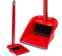 Long Handled Dustpan & Brush Set Tall Sweeping Brush