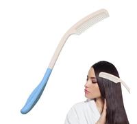 Long Handled Hair Brushes & Combs - Gentle Long Handled Comb - Elegant Beautiful Long Handled Hair Removal Brush for Women With Long Hair