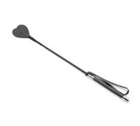 Long-Handled Heart-Shaped Training Whip for Equestrian Role Play, 21in