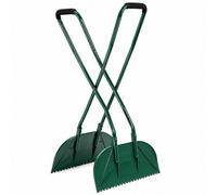 Long Handled Leaf Grabber Debris Collecting Rake Garden Leaves Collecting Scoops