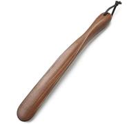 long handled shoe horn, Durable Shoe Horn Shoe Horn for Women Boots Wooden Travel Short Shoe Helper, Convenient Shoe Spoon with Lanyard, Ergonomic Design Home Shoe Lifter, 2 Colours ( Color : Brown Co