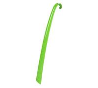 Long Handled Shoe Horn - Lightweight 16in ABS Slip Entry Paddle, Ergonomic Gentle Curve No Bend Heel Guide, Senior Zero Fatigue Travel Dressing Aid Hook | Classic Black