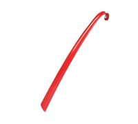 Long Handled Shoe Horn - Lightweight 16in ABS Slip Entry Paddle, Ergonomic Gentle Curve No Bend Heel Guide, Senior Zero Fatigue Travel Dressing Aid Hook | Classic Black