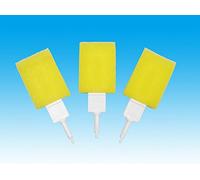 LONG HANDLED TOE SPONGE AND BRUSH SET REPLACEMENT SPONGE ONLY PACK OF 3 SPONGES