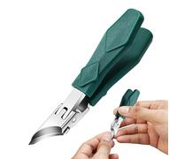 Long Handled Toenail Clippers,Ergonomic Slanted Anti-splash Trim Nail Clippers - Pedicure Tools for Women Men Elderly Adults Kids Household Salon Travel