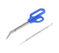 Long Handled Toenail Scissors Clippers Perfect for Thick Toe Nails Easy Reach Handle Unique Design Ergonomic Cuticle Scissor Ingrown Toenail File for Adults the Elderly