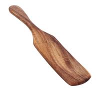 Long Handled Wooden Cooking Spatula with Hole for Kitchen Use