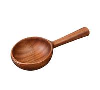 Long Handled Wooden Serving Soup Spoon Water Ladle for Everyday Cooking and Modern Kitchens Ultensils Safe Wooden Spoon for Pot