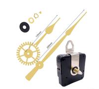 Long Hands High Torque Silent Quartz Clock Movement Mechanism - DIY Wall Clock Mechanism Motor Replacement for Repair Parts - Wall Clock Movement(Gold 1)