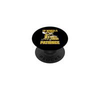Long Haul Truck Driver Zero Patience PopSockets Adhesive PopGrip